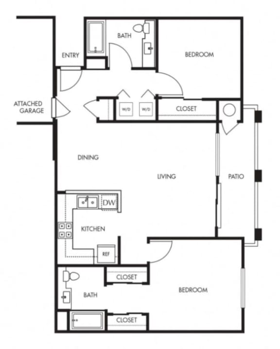Floor Plans of Aviare in Cupertino, CA